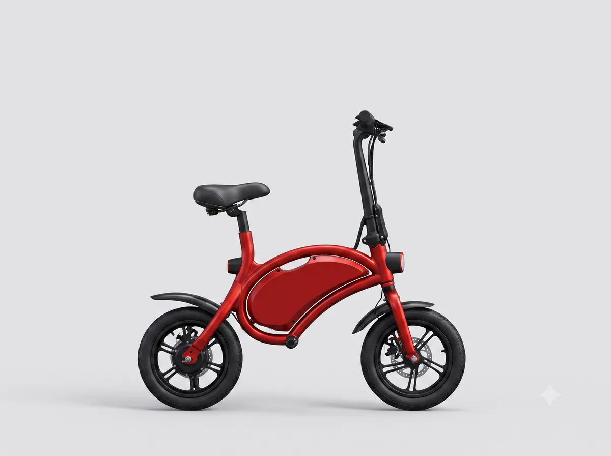 Imagen ilustrativa de la bicicleta eléctrica Arbike D1 Plegable