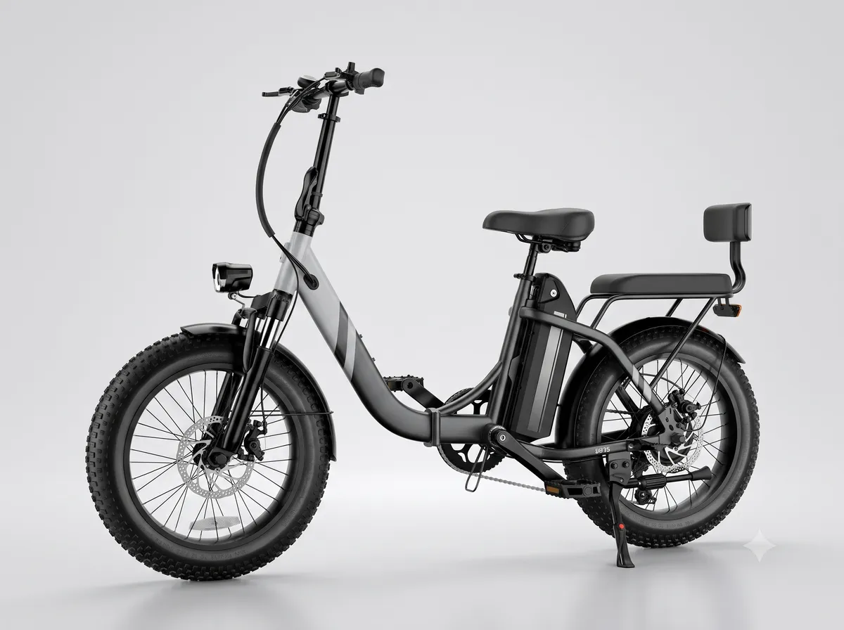 Imagen ilustrativa de la bicicleta eléctrica Yuka California Fat 20